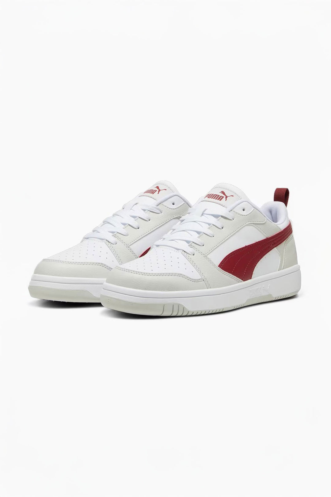 Rebound V6 Low Sneaker - White/Red