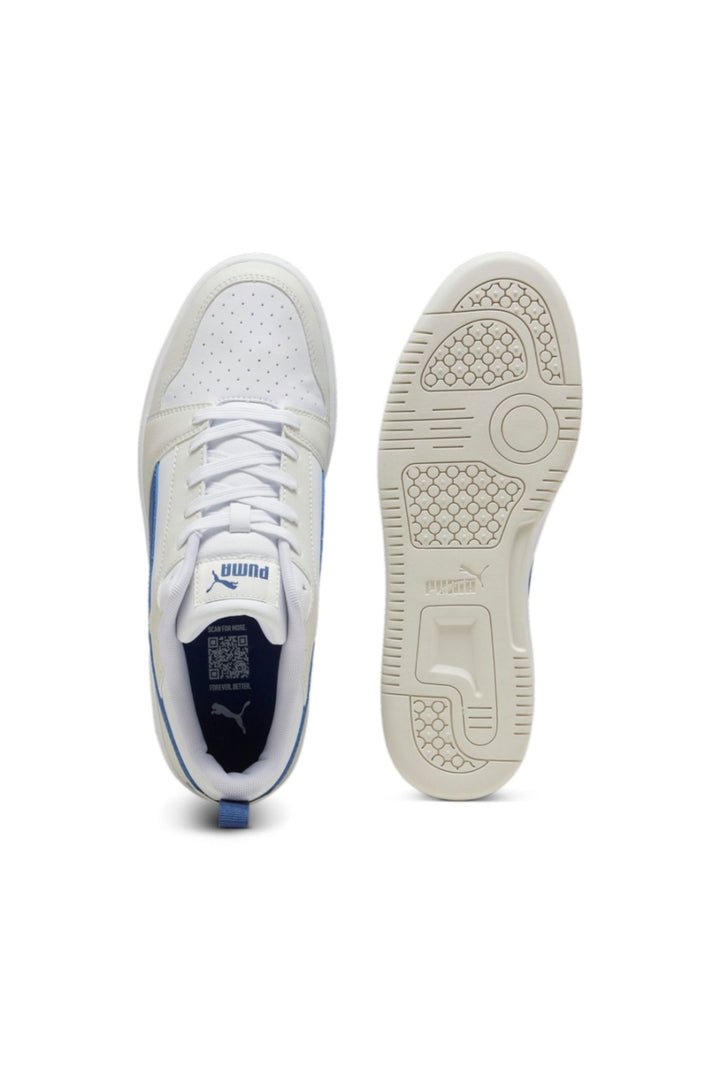 Rebound V6 Low Sneaker - White/Blue