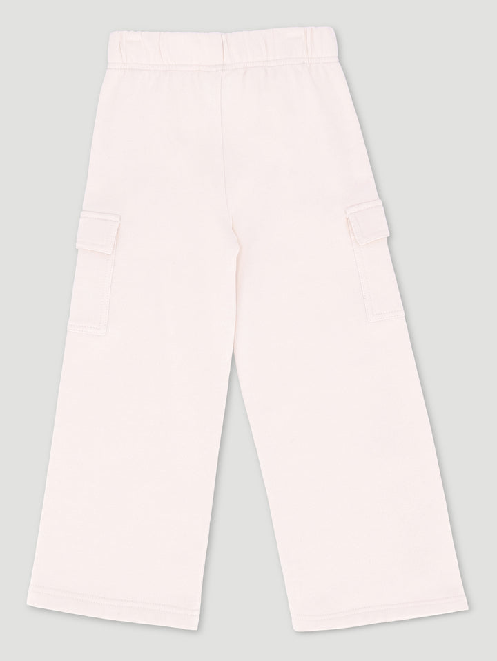 Pre-Girls Lola Brushed Fleece Jogger - Cream