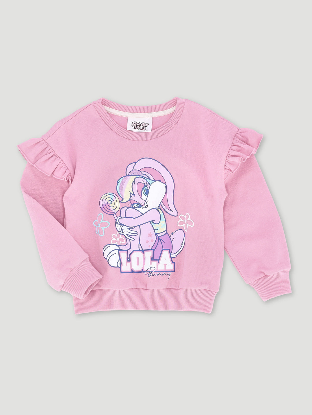 Pre-Girls Lola Brushed Fleece Track Top - Pink