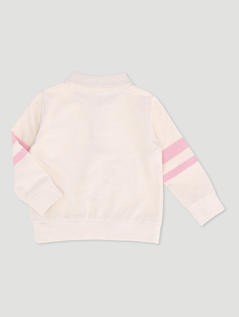 Baby Girls New York Rugby Jersey - Dusty Pink