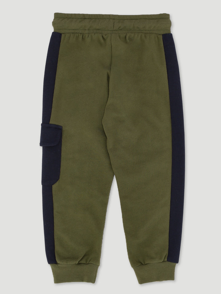 Pre-Boys Legend Colourblock Cargo Jogger - Khaki