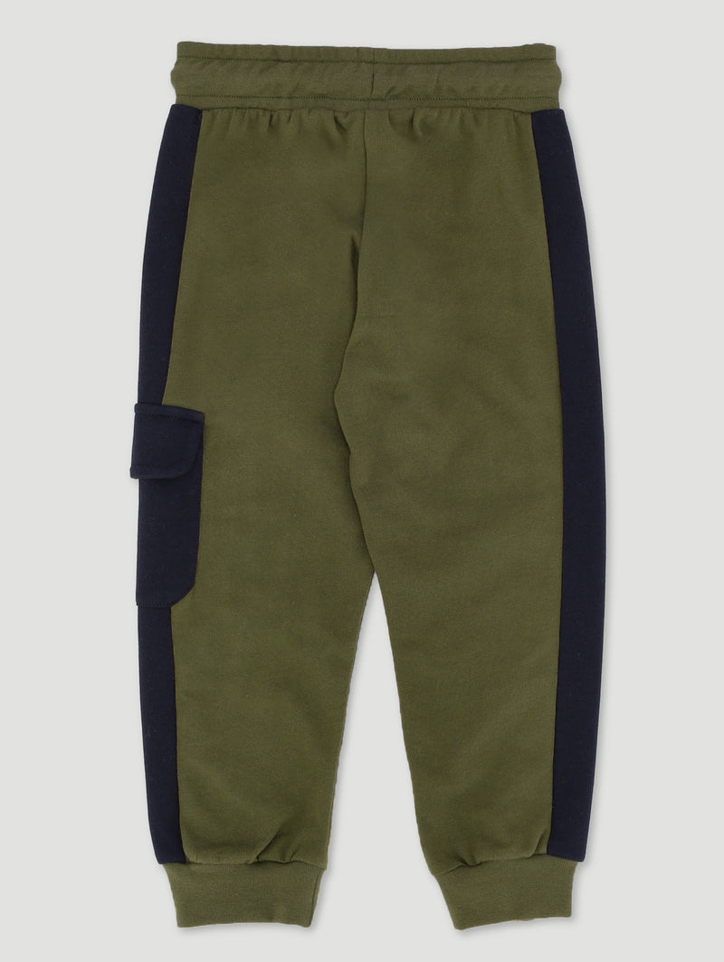 Pre-Boys Legend Colourblock Cargo Jogger - Khaki