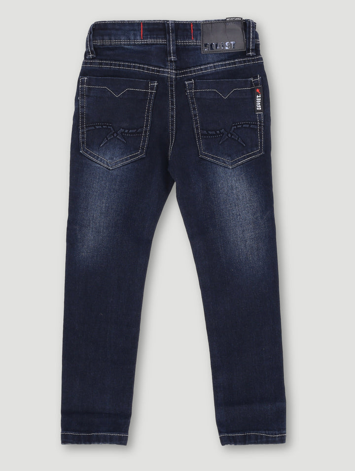 Pre-Boys Prato Skinny Denim - Blue/Black