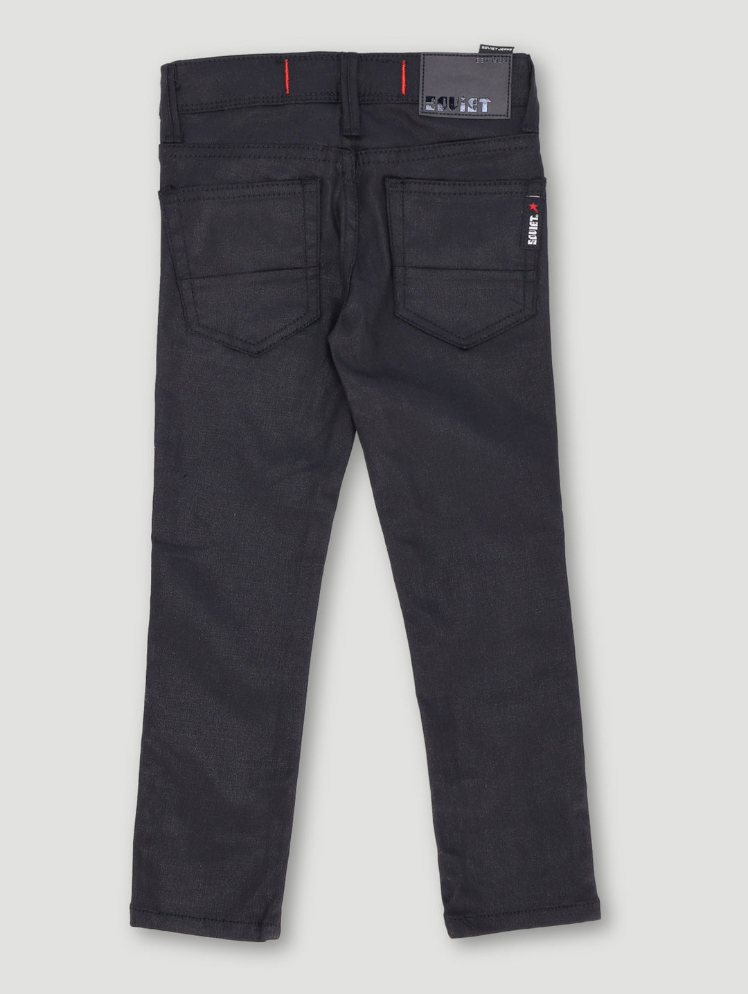Pre-Boys Armando Coated Denim - Black