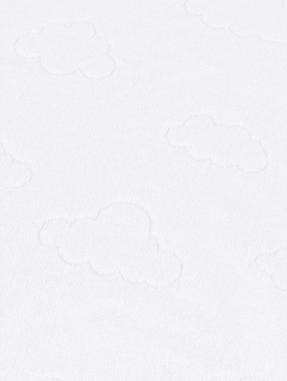 Keedo Zero Twist Luxury Embroidered Towel - White