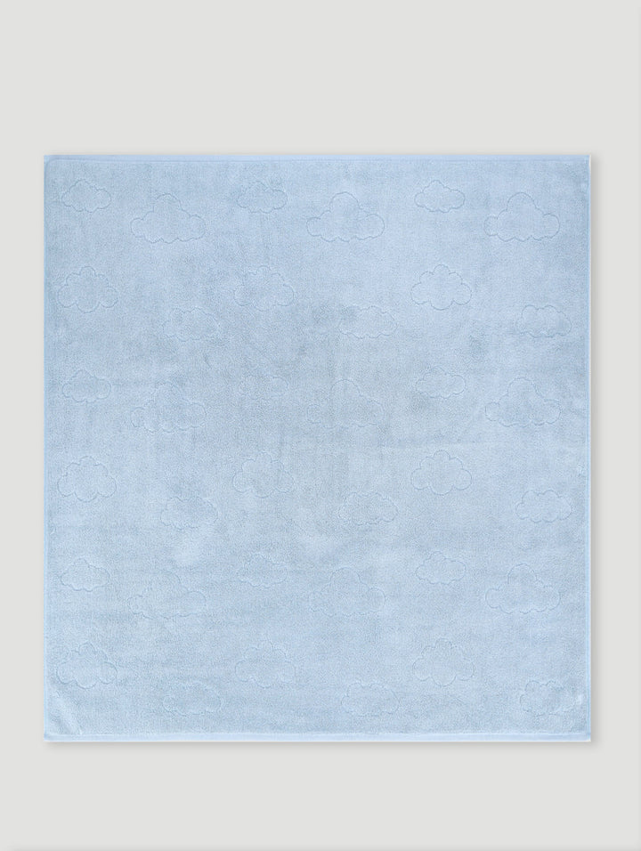 Keedo Zero Twist Luxury Embroidered Towel - Blue