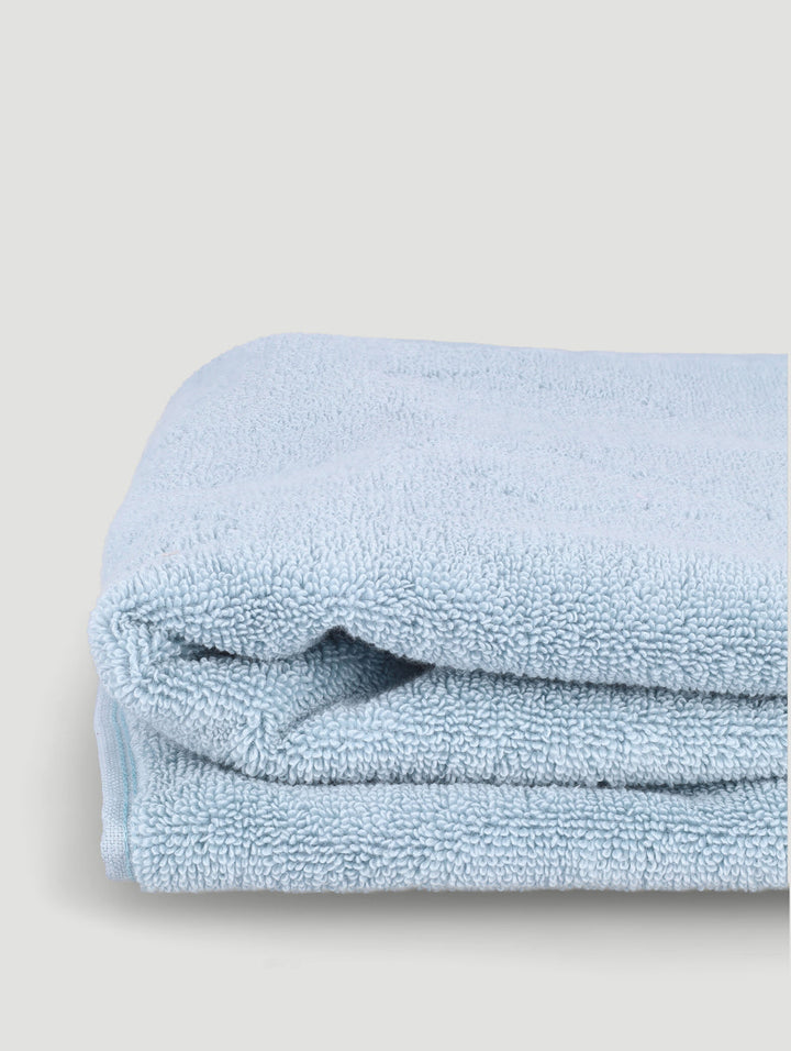 Keedo Zero Twist Luxury Embroidered Towel - Blue