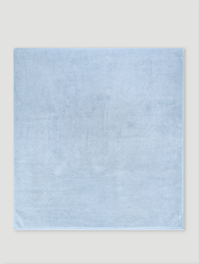 Keedo Zero Twist Luxury Embroidered Towel - Blue