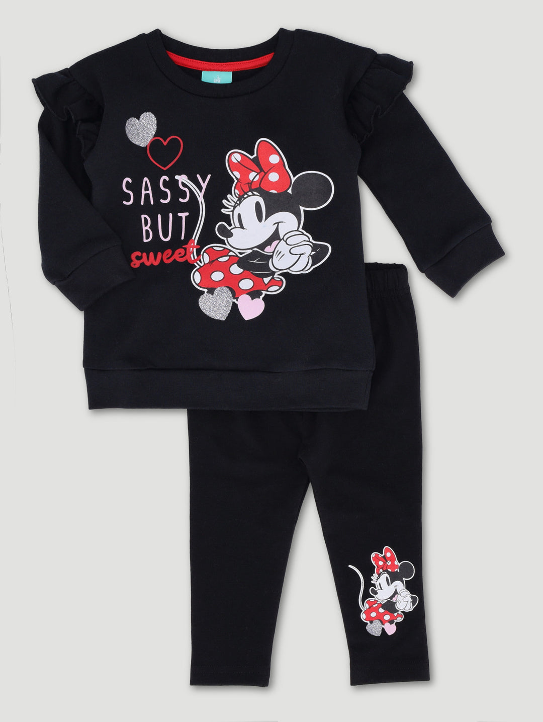 Baby Girls Legging Set - Black