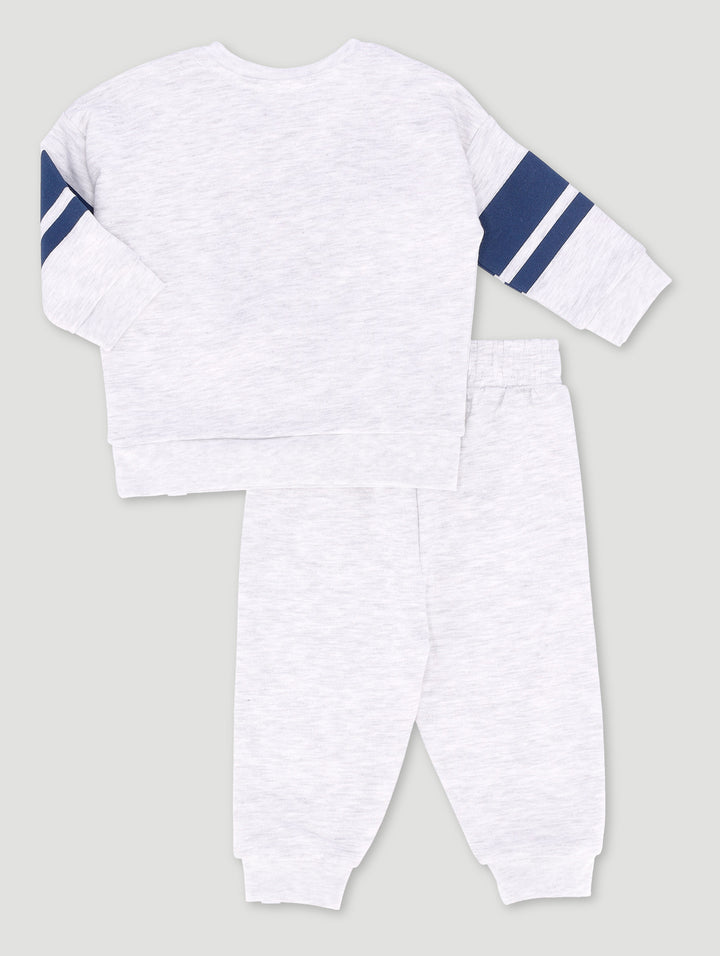 Baby Boys Fleece Set - Grey Melange