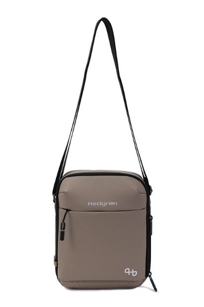 Commute Medium Crossover Bag With RFID Pocket - Taupe