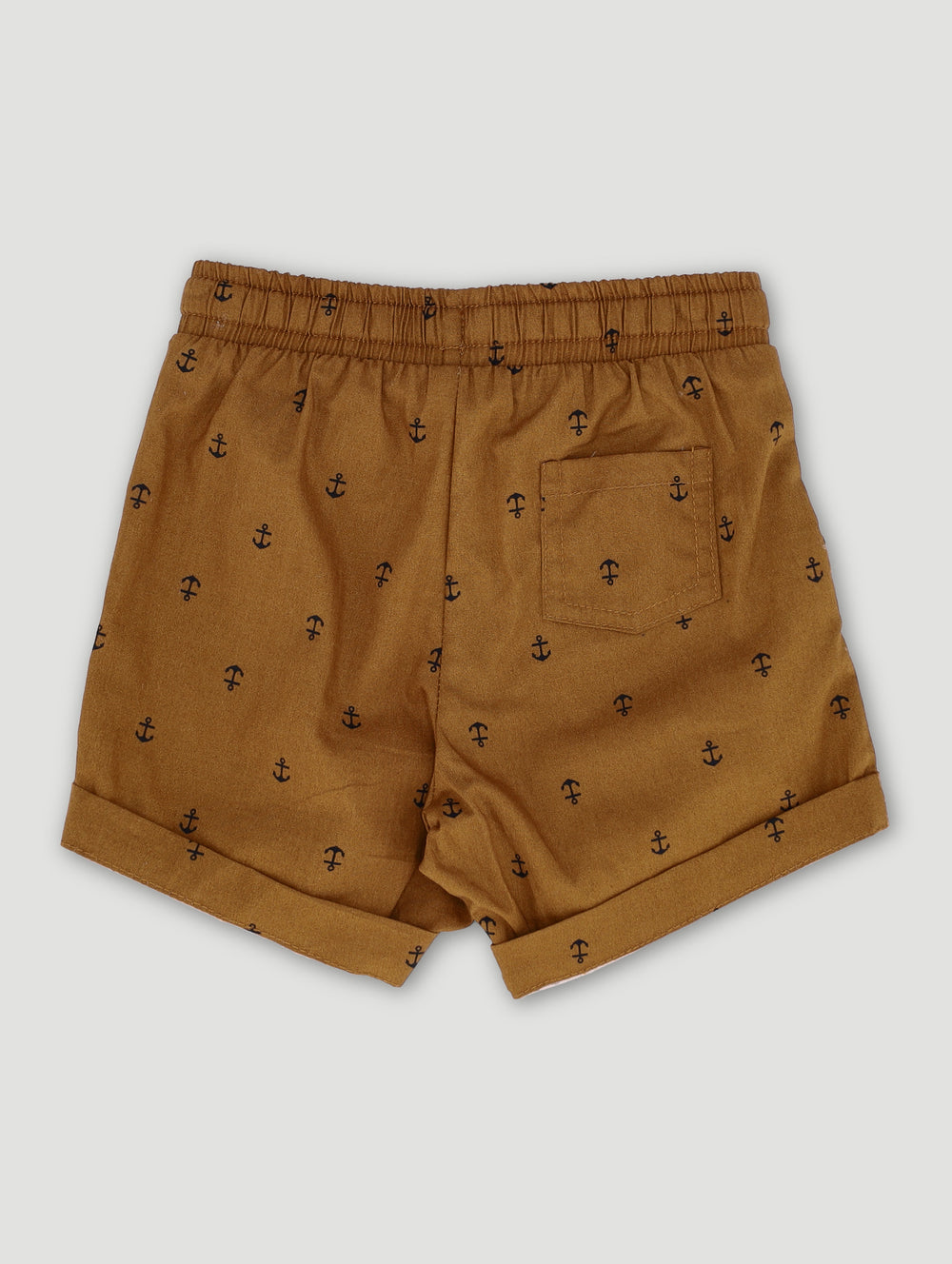 Keedo Baby Boys Yacht Print Short - Rust