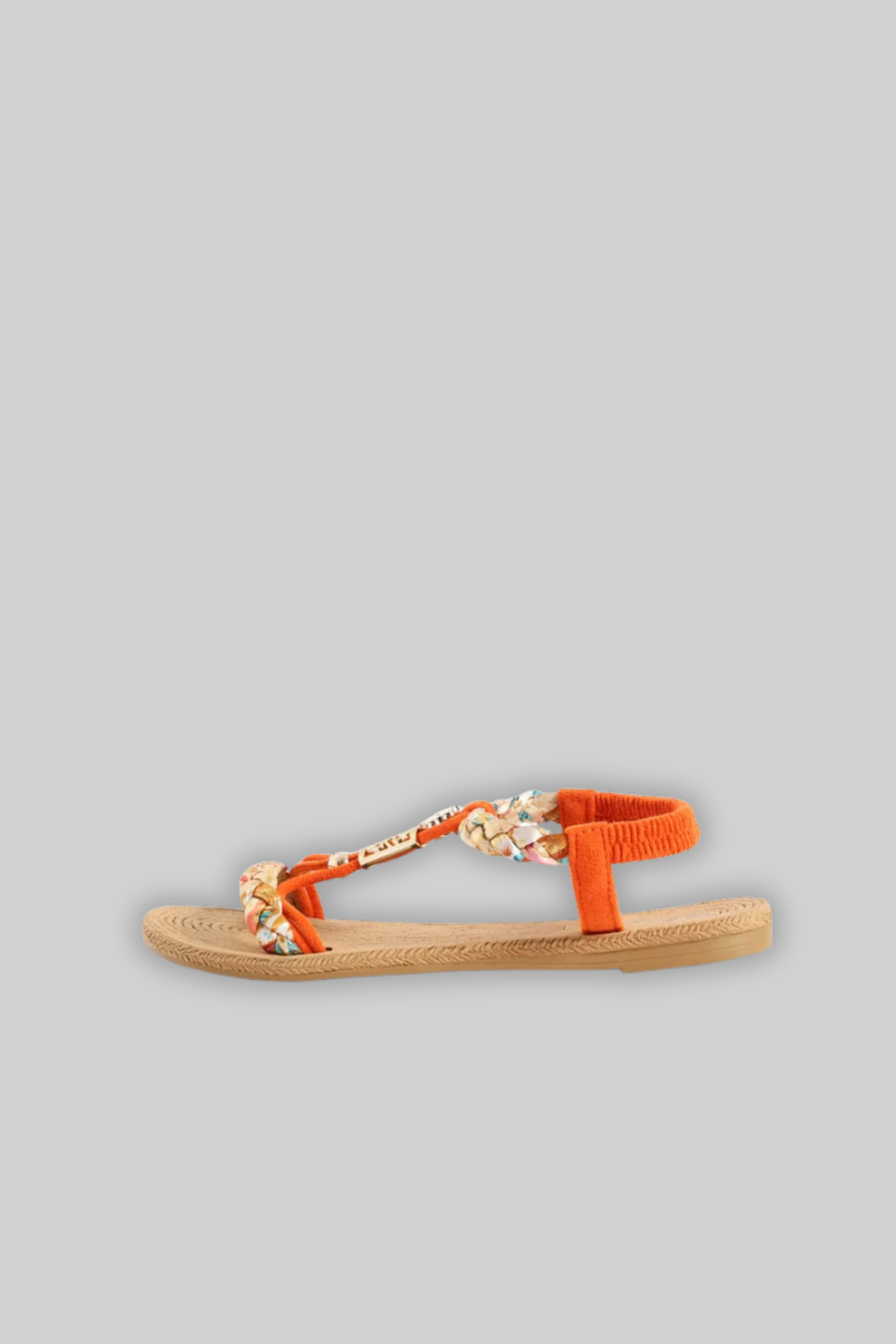 Flower Trim Multistrap Sandal - Multi