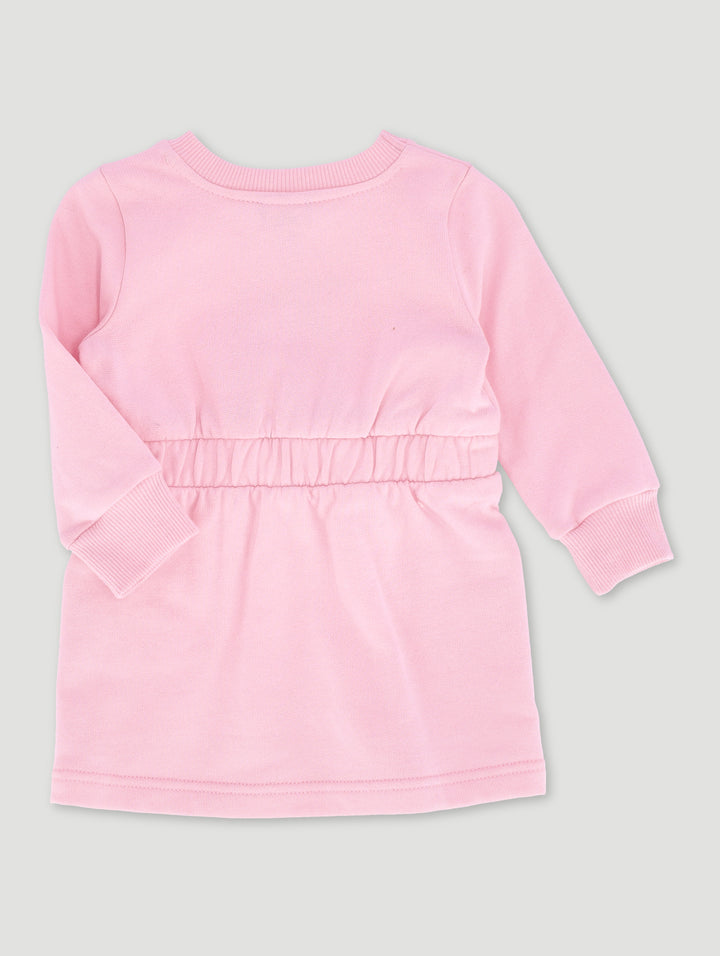 Baby Girls Minnie Mouse Fleece Dress - Pink