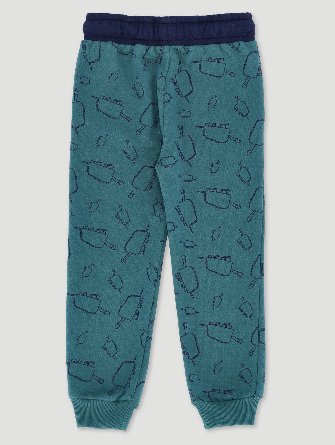 Pre-Boys Danasoli Print Jogger - Teal/Navy
