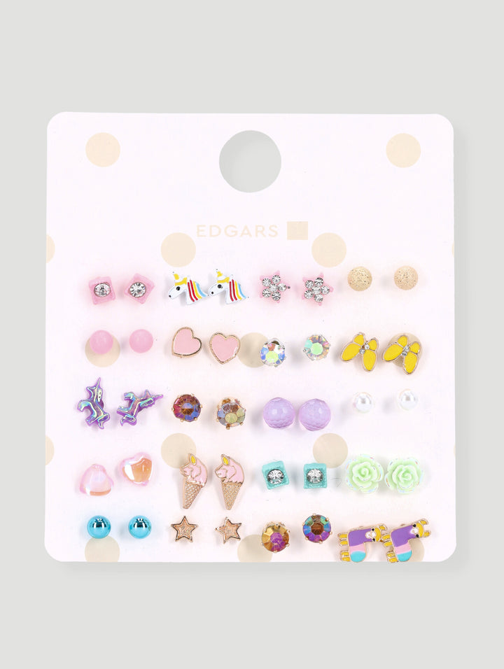 Pre-Girls 20 Pack Multi Earring Set