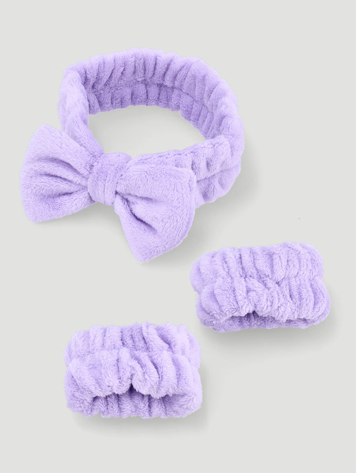 Pre-Girls 3 Pack Hairband With 2 Pack Wrist Strap Set