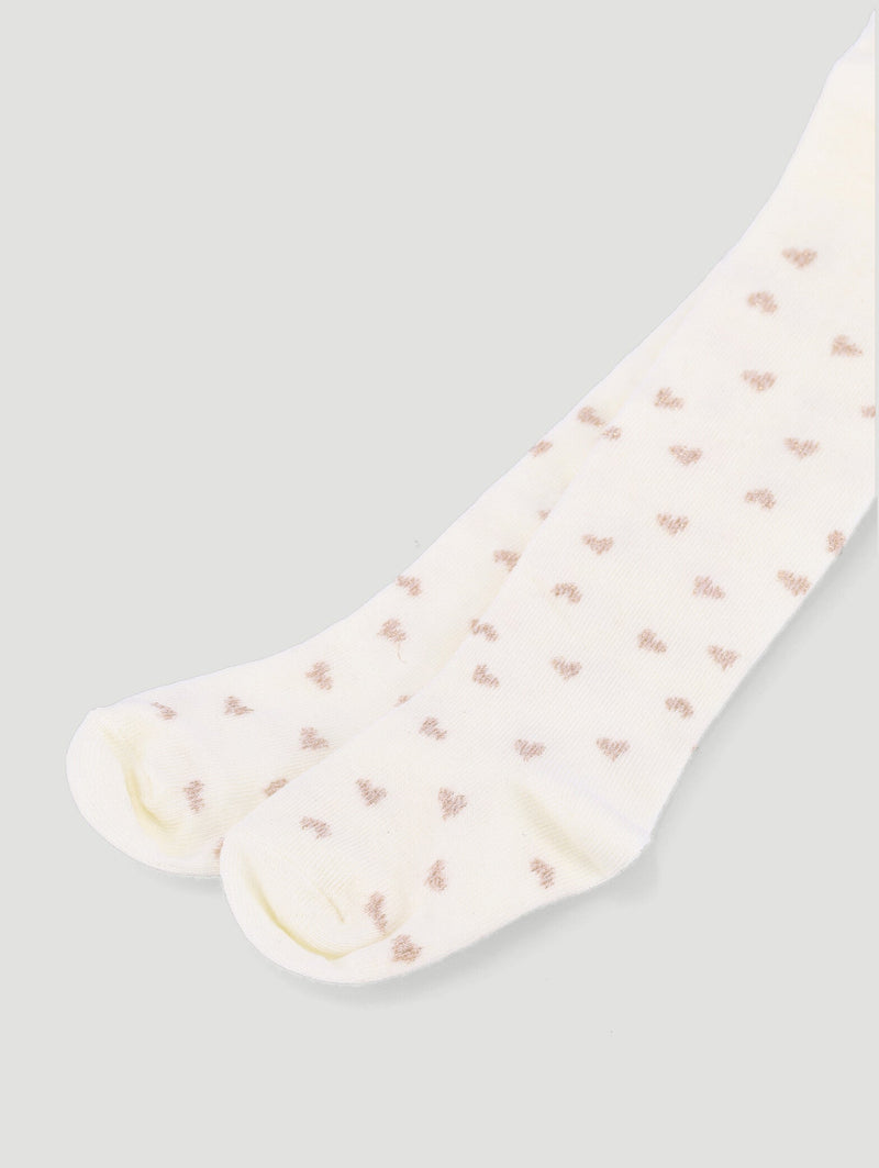 Keedo Girls Glitter Heart Stockings