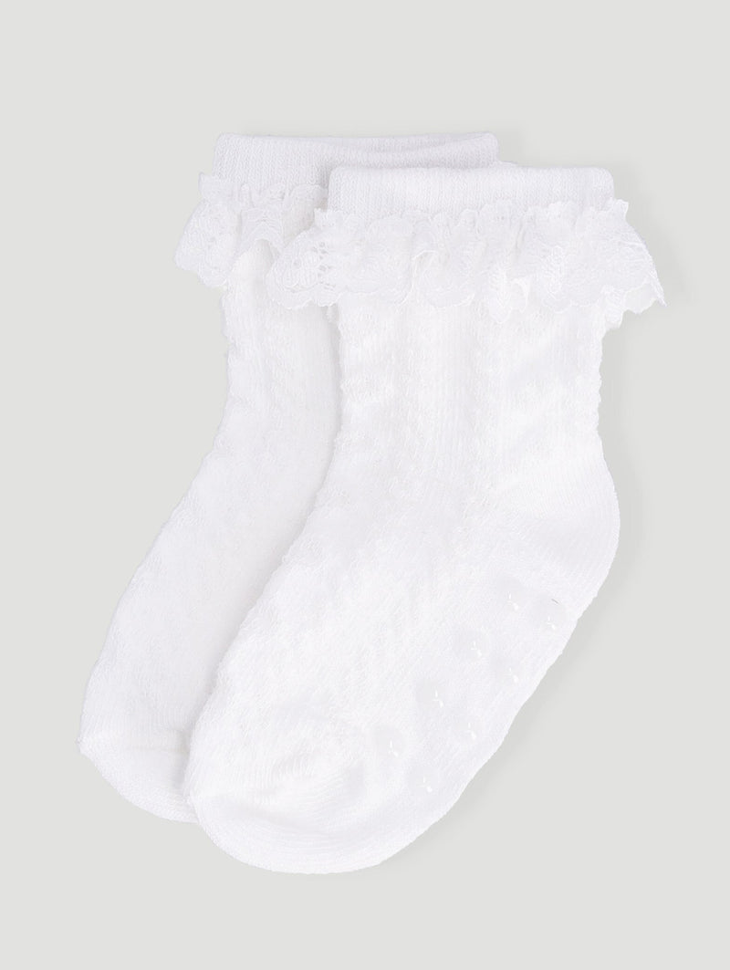 Keedo Baby Girls Anglaise Premium Socks
