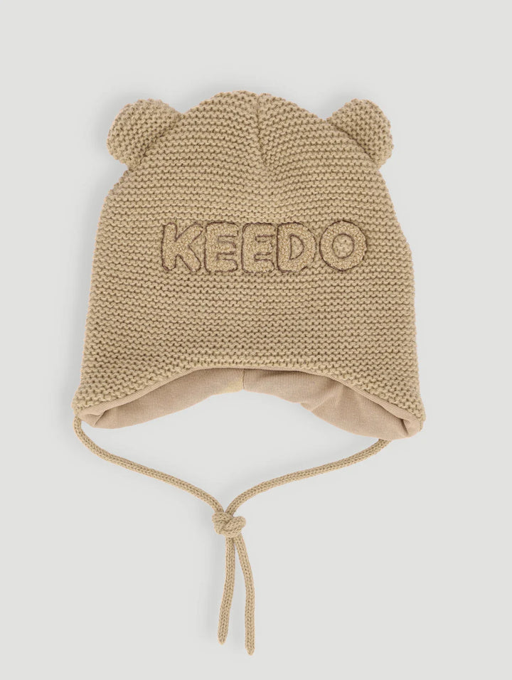 Keedo Beanie Trapper With Tie