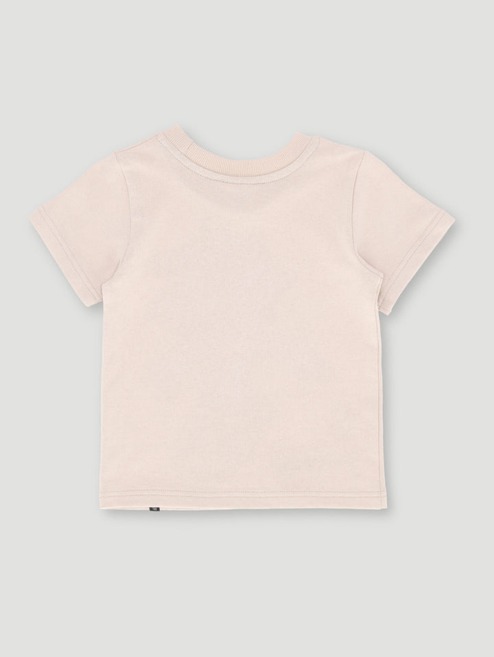 Pre- Boys Short Sleeve Sonic Printed Tee - Stone