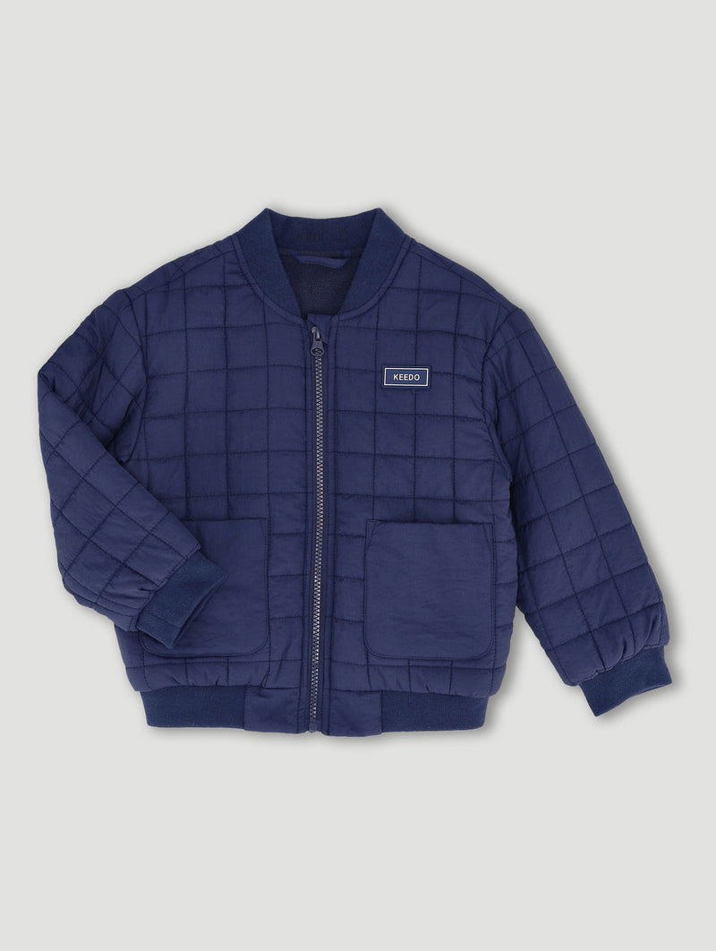 Boys Puffer Jacket - Navy