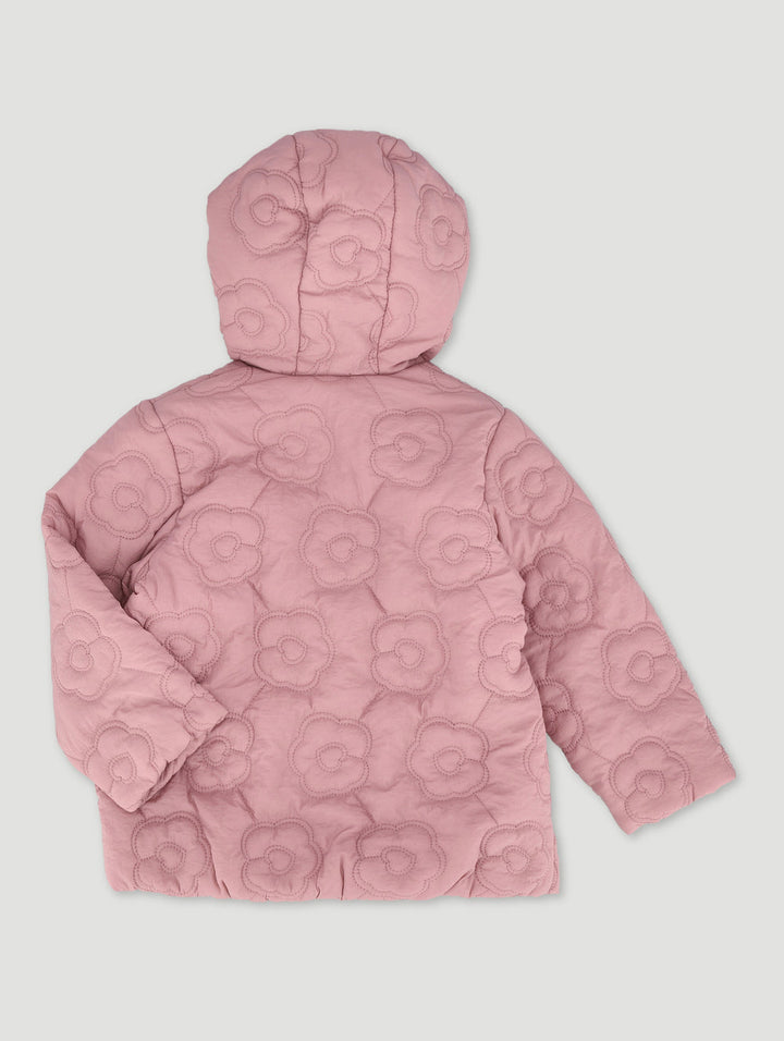 Girls Puffer Jacket - Pink