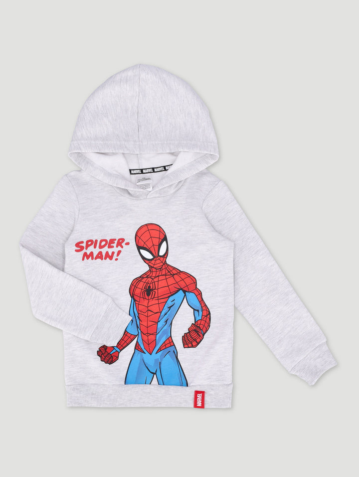 Pre-Boys Miles Morales Hoody - Grey Melange