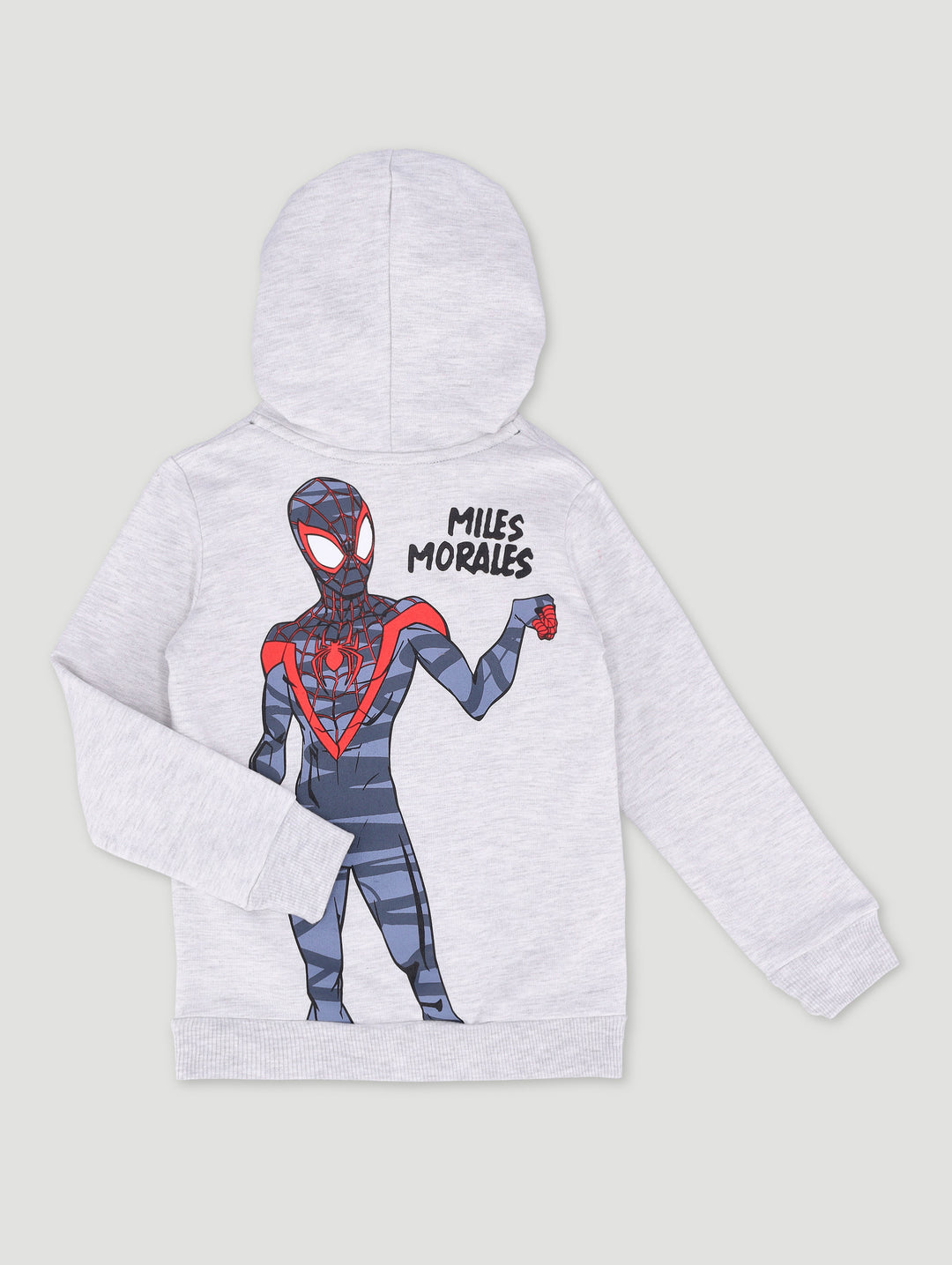 Pre-Boys Miles Morales Hoody - Grey Melange
