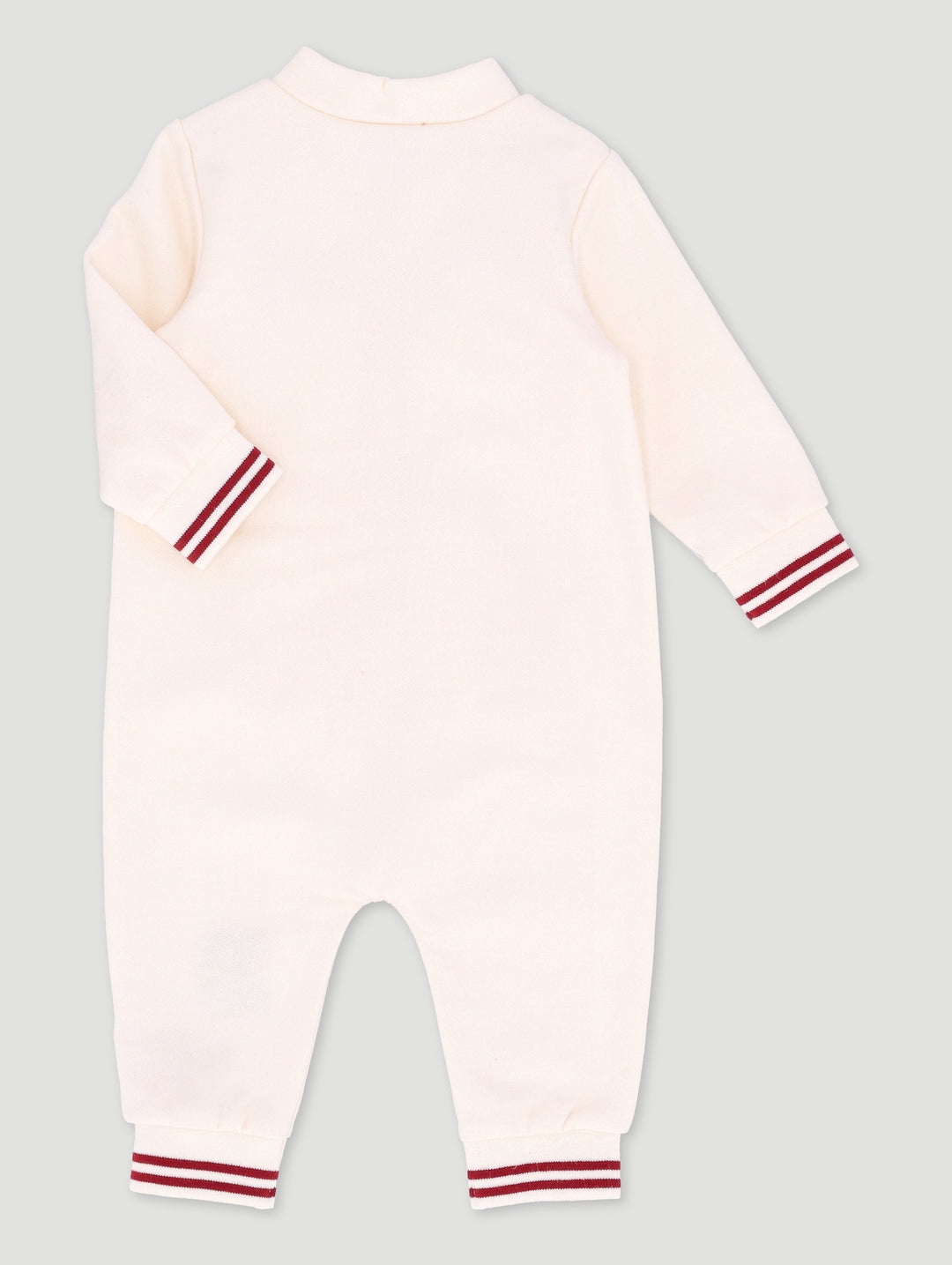 Baby Boys Zip Thru "Hero" Sleepsuit - Light Stone