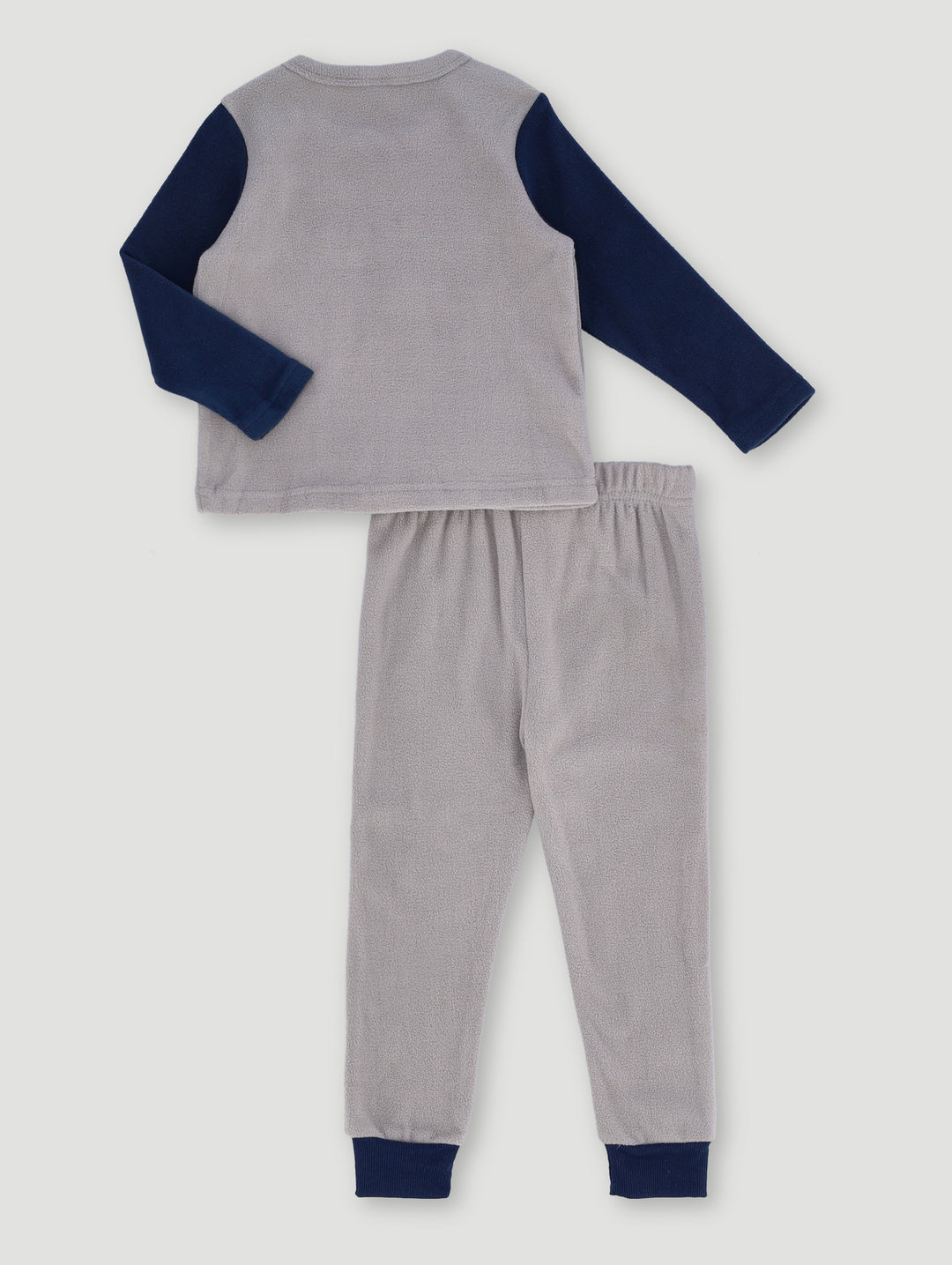 Boys Micro Fibre Raglan Sleeve Sleep Set - Grey