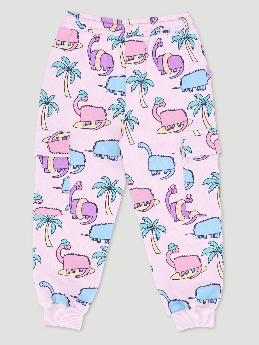 Pre-Girls Danasoli Cargo Print Jogger - Lilac