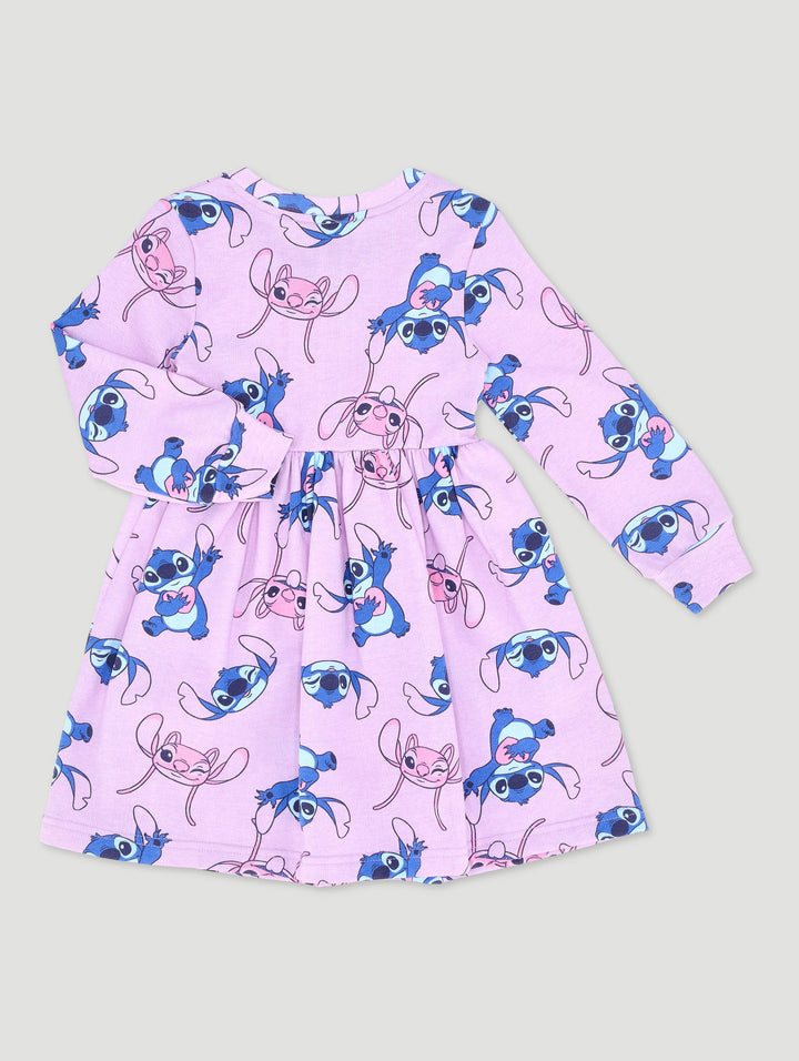 Pre-Girls Lilo & Stitch Dress - Lilac