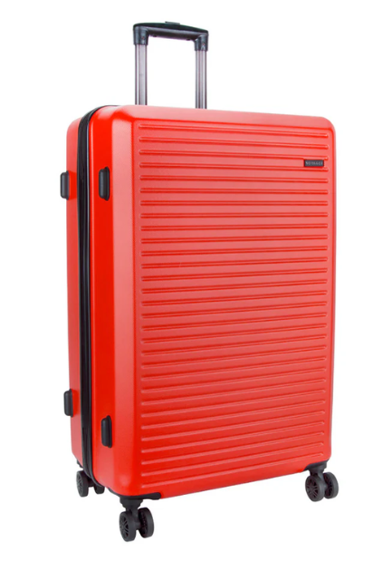 Mahe 4 Wheel Trolley Case Luggage - Tangerine
