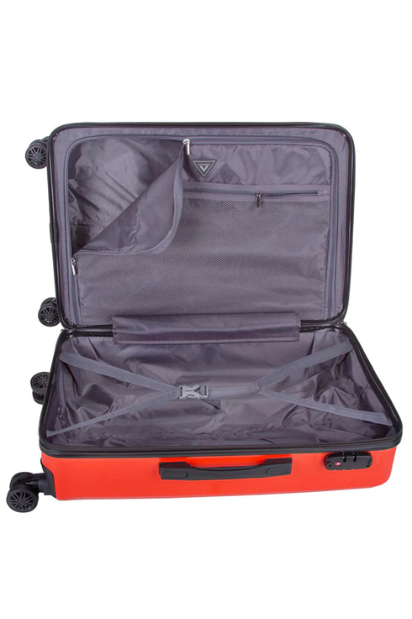 Mahe 4 Wheel Trolley Case Luggage - Tangerine