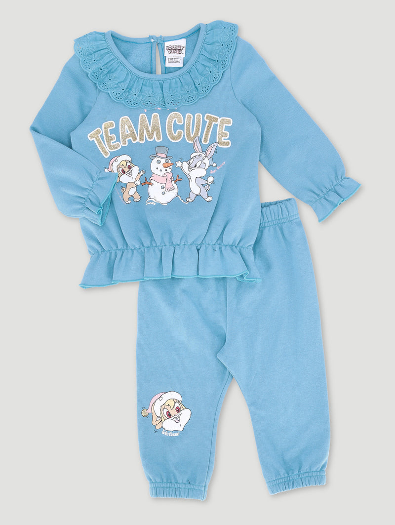 Baby Girls Lola Bunny Fleece Set