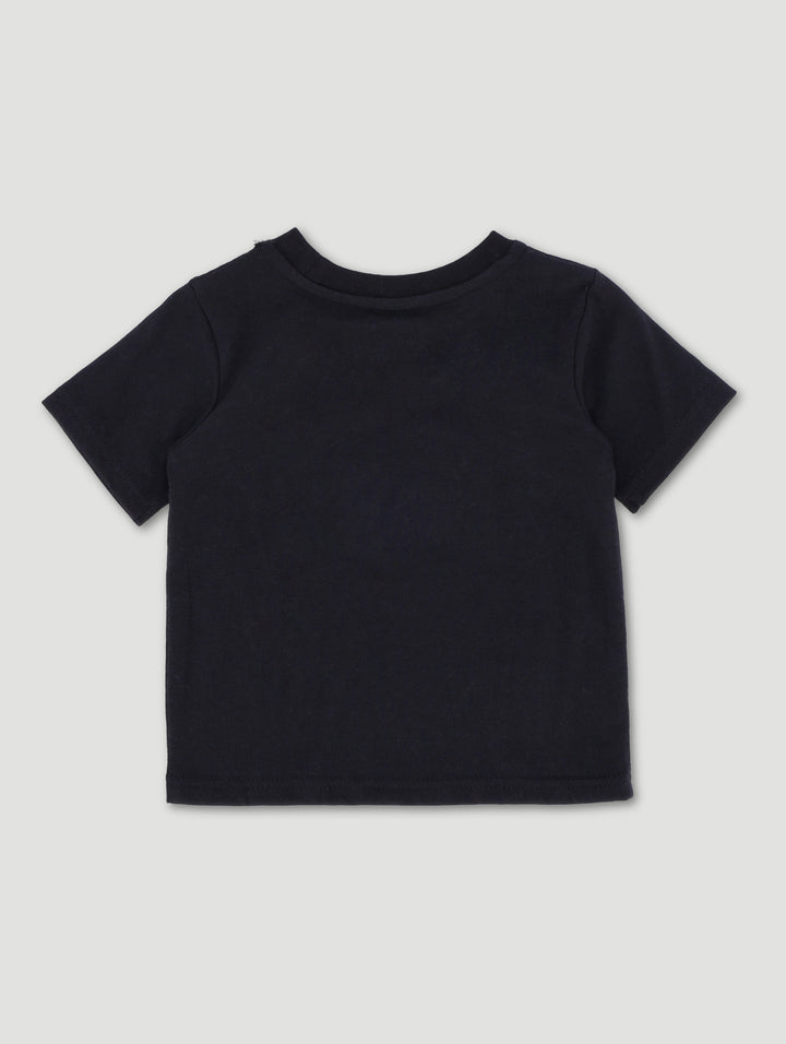 Baby Boys Bear Print Tee - Black
