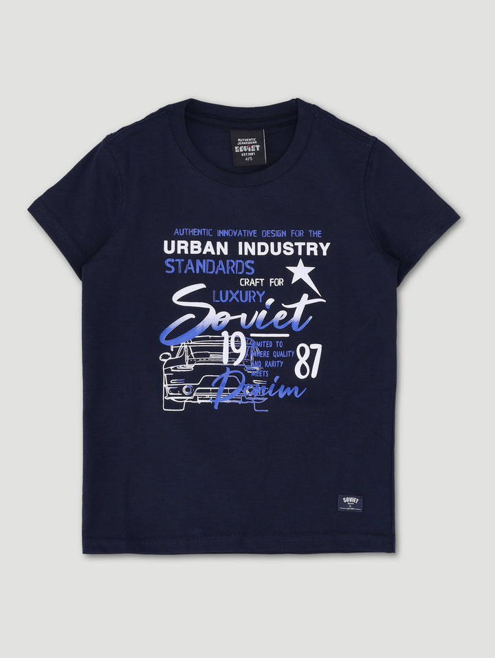 Pre-Boys Voltage Tee - Navy