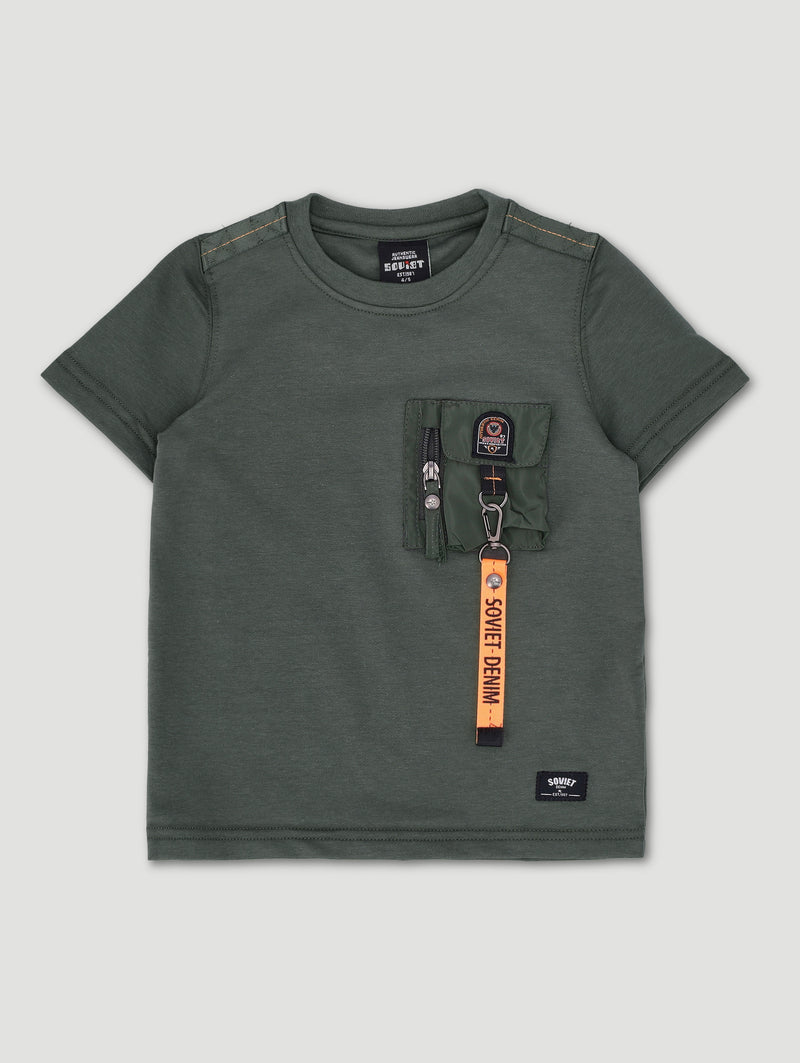 Pre-Boys Flawless Tee - Dark Green