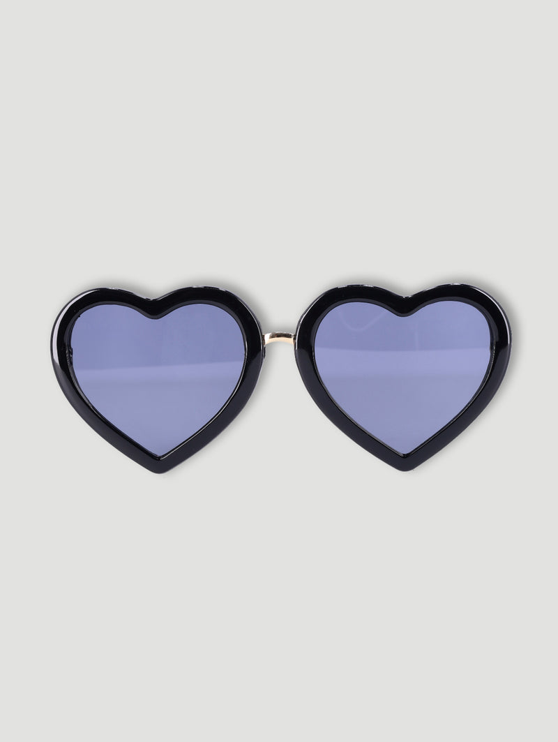 Pre-Girls Animal Print Heart Sunnies