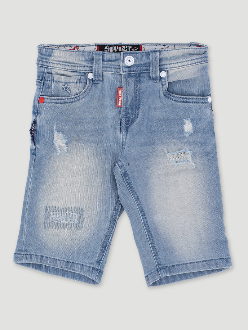 Pre-Boys Cadet Short - Light Blue