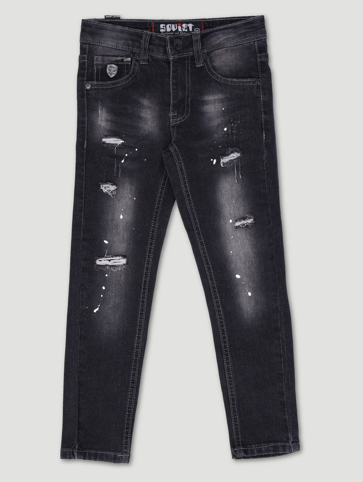 Pre-Boys Amarante Denim - Black