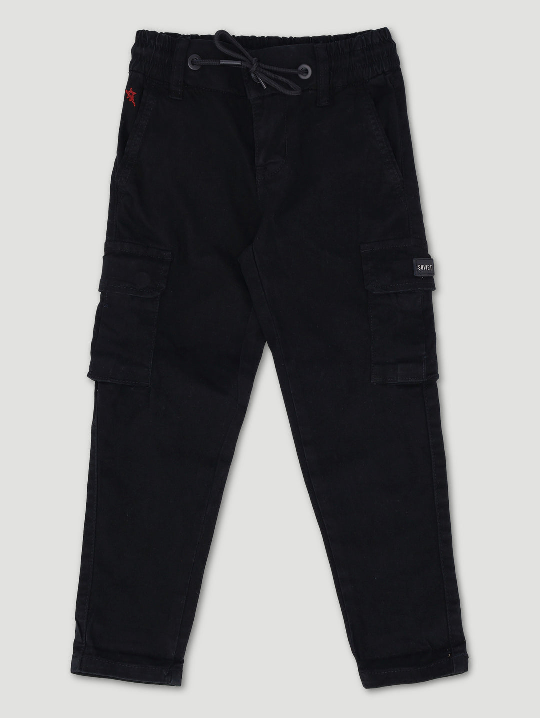 Pre-Boys Campione Cargo Jogger - Black