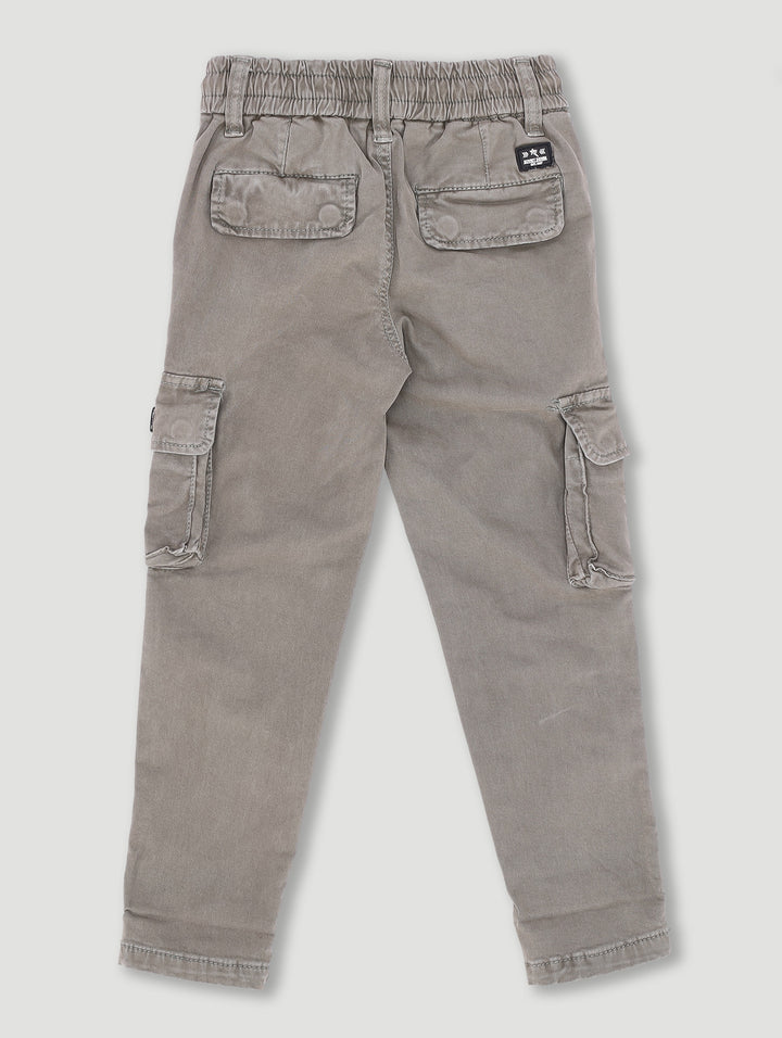 Pre-Boys Campione Cargo Bottoms - Black/Taupe