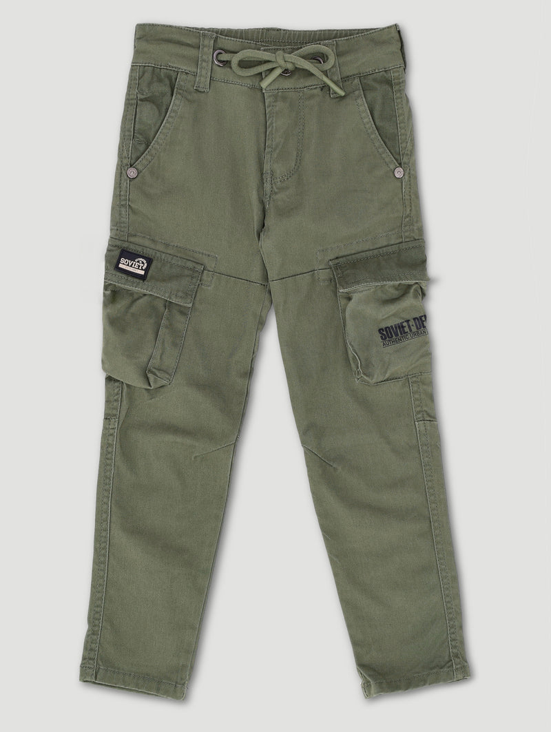 Pre-Boys Kings Cargo Pants - Olive