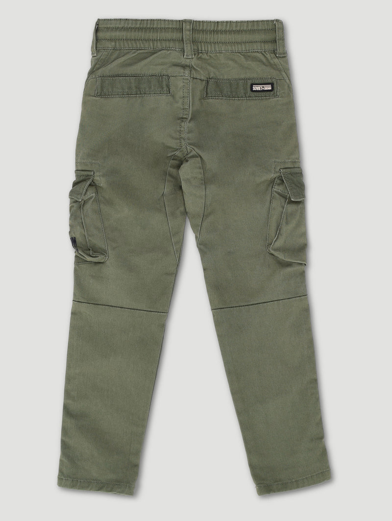 Pre-Boys Kings Cargo Pants - Olive