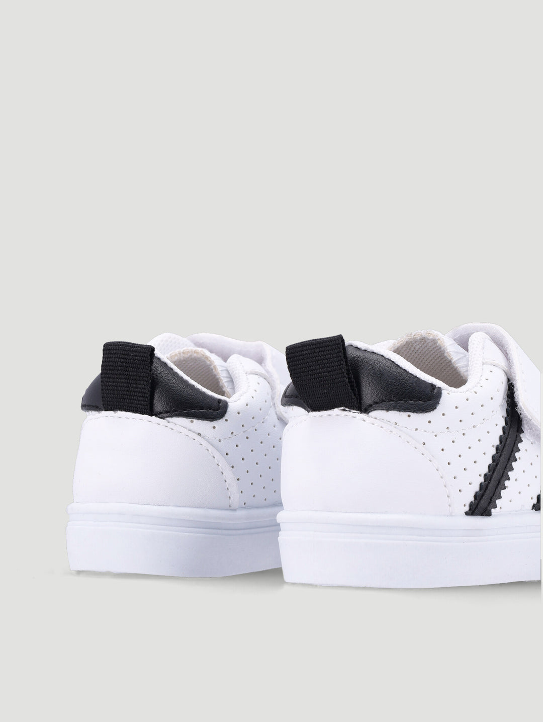Baby Boys Stripe Sneaker - White/Black