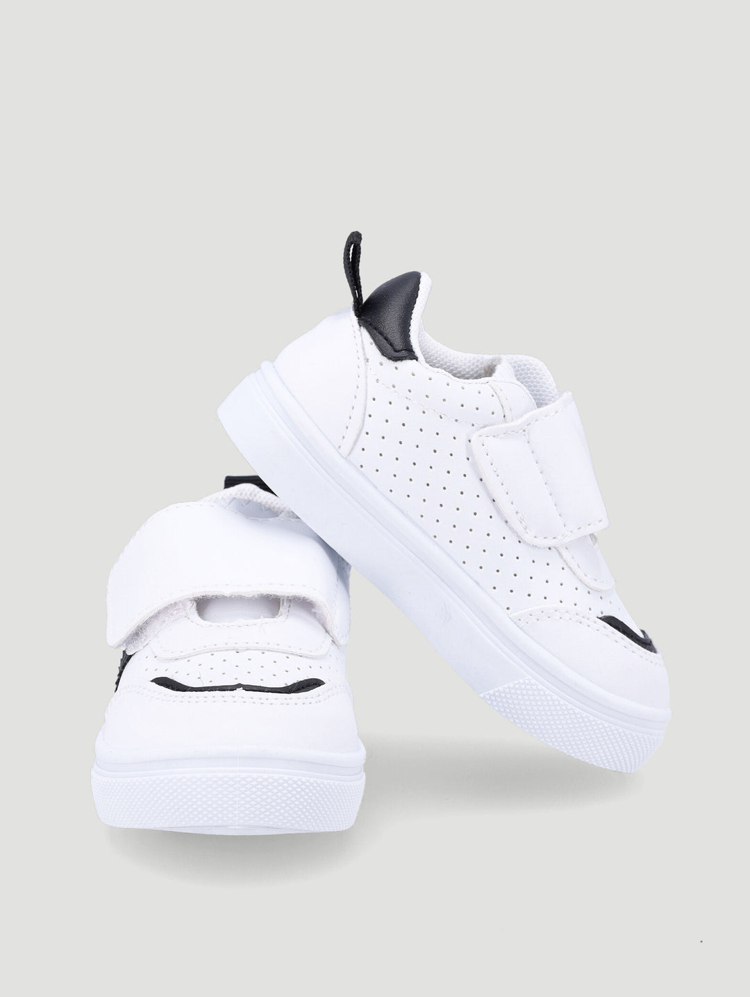 Baby Boys Stripe Sneaker - White/Black