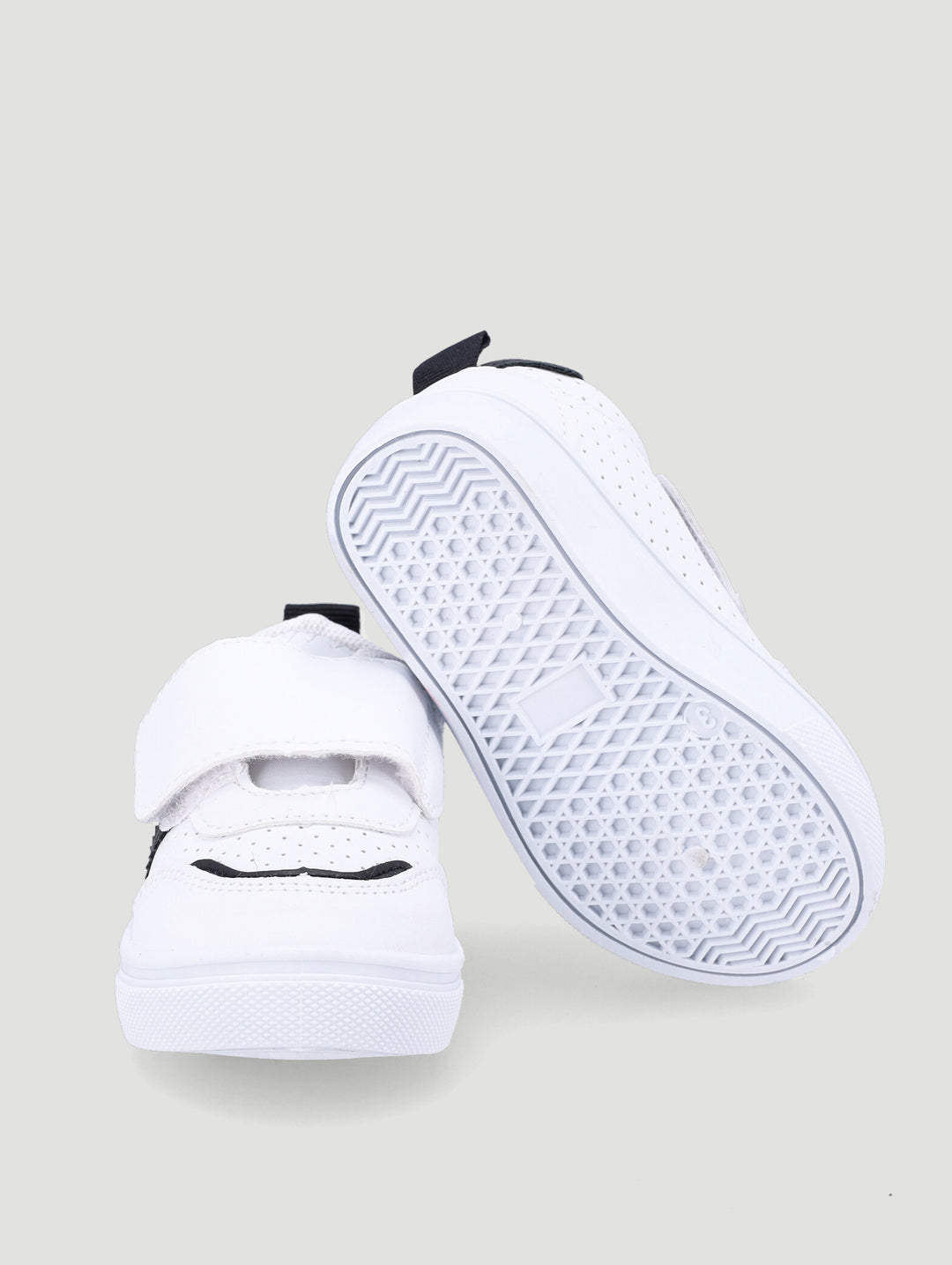 Baby Boys Stripe Sneaker - White/Black